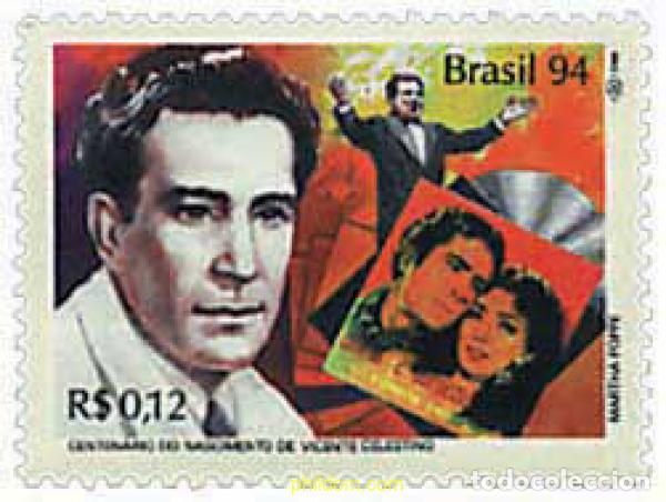 Sellos: 31972 MNH BRASIL 1994 CENTENARIO DEL NACIMIENTO DE VICENTE CELESTINO
