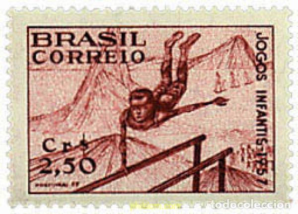 Sellos: 199915 HINGED BRASIL 1957 JUEGOS DEPORTIVOS JUVENILES