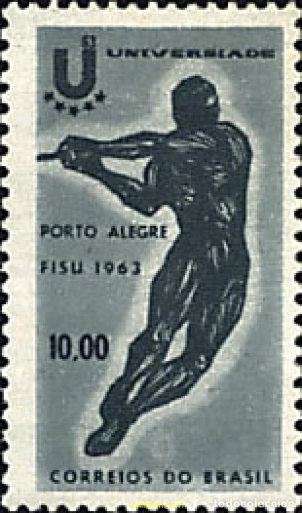 Sellos: 26469 MNH BRASIL 1963 JUEGOS DEPORTIVOS UNIVERSITARIOS EN PUERTO ALEGRE