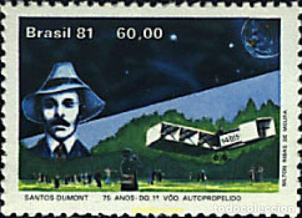 Sellos: 26857 MNH BRASIL 1981 AVIACION PIONERA.