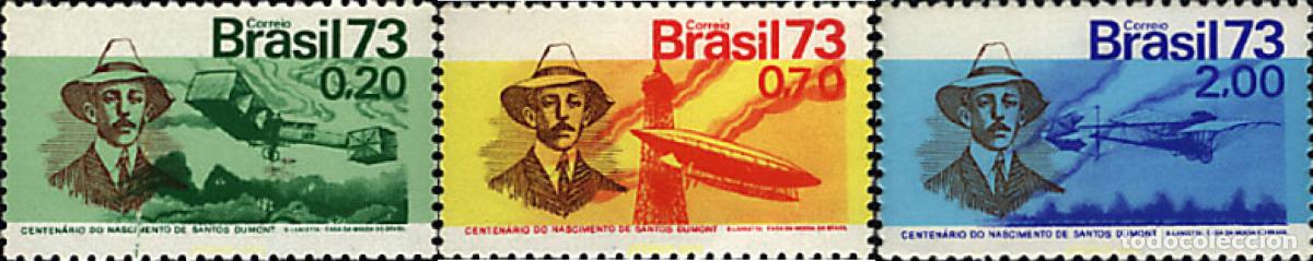 Sellos: 26851 MNH BRASIL 1973 DIA DE LA AVIACION