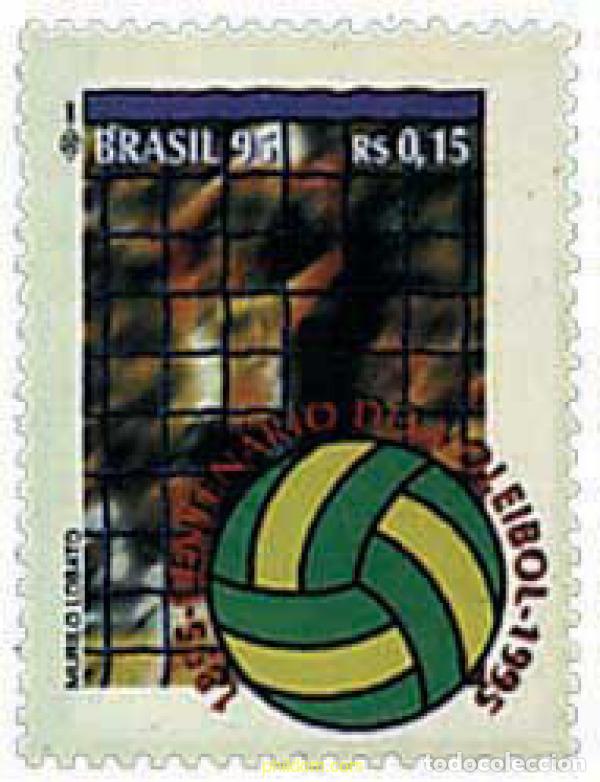 Sellos: 81715 MNH BRASIL 1995 CENTENARIO DEL BALONVOLEA