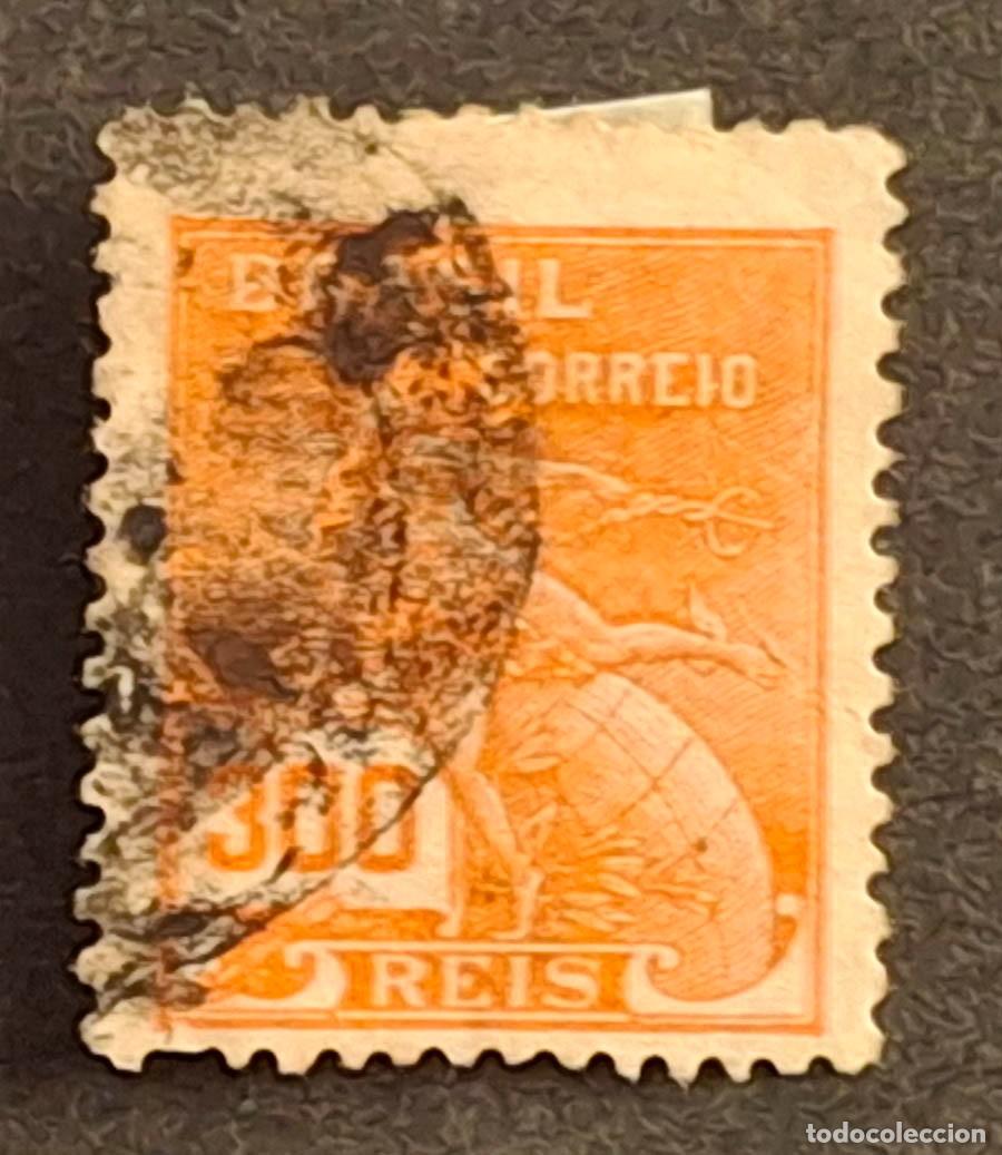 Sellos: 1924, Brasil 300 reis de la serie Econom&iacute;a y Cultura
