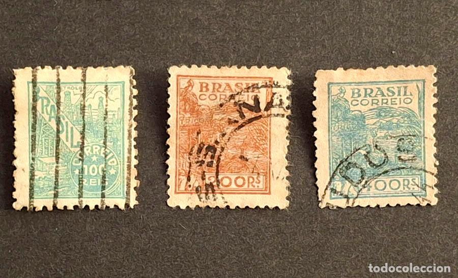 Sellos: 1941, Brasil 3 sellos Agricultura