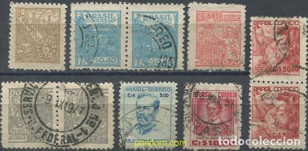 Sellos: 674899 USED BRASIL 1946 SERIE BASICA