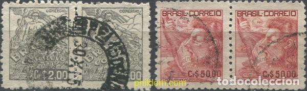 Sellos: 674900 USED BRASIL 1946 SERIE BASICA