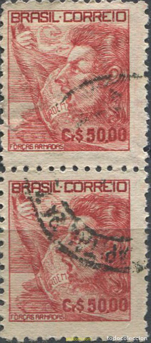 Sellos: 674904 USED BRASIL 1946 SERIE BASICA