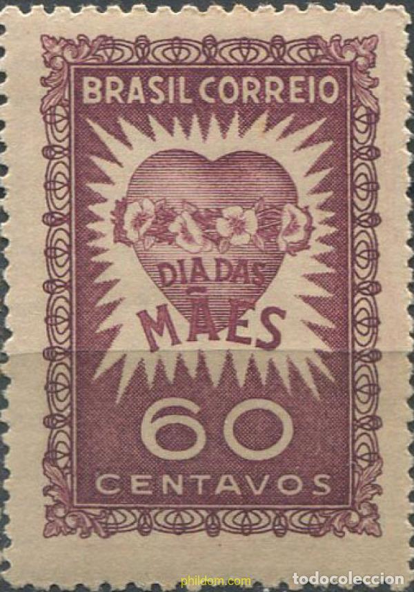 Sellos: 327553 HINGED BRASIL 1951 DIA DE LA MADRE