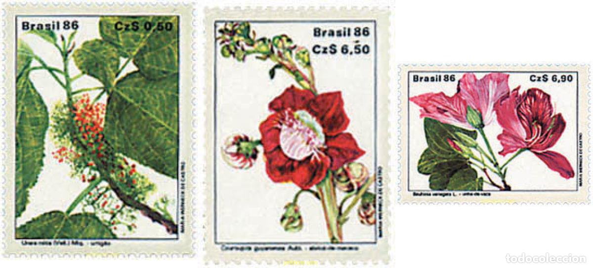 Sellos: 81748 MNH BRASIL 1986 PROTECCION DE LA FLORA