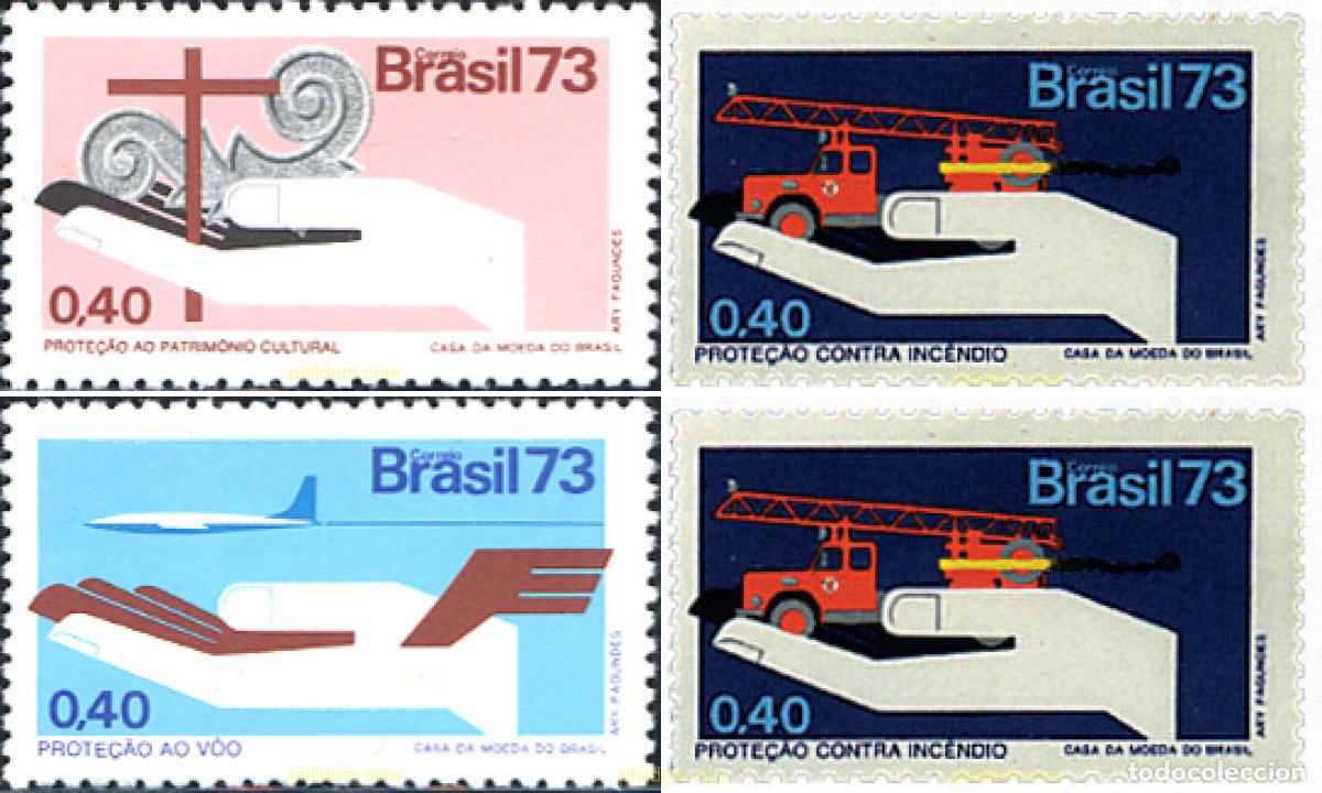 Sellos: 39579 MNH BRASIL 1973 PROTECCIONES