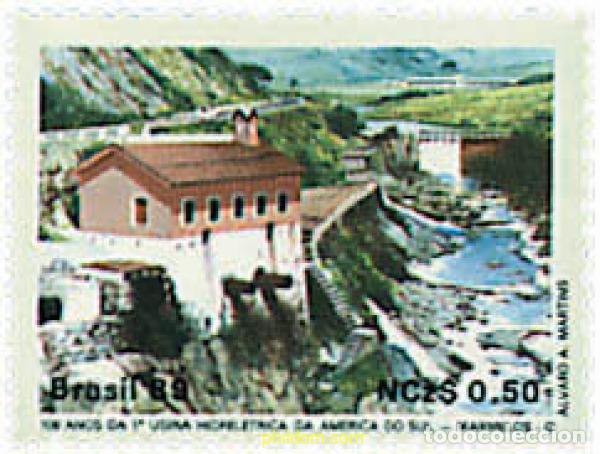 Sellos: 39585 MNH BRASIL 1989 CENTENARIO DE LA 1 CENTRAL HIDROELECTRICA