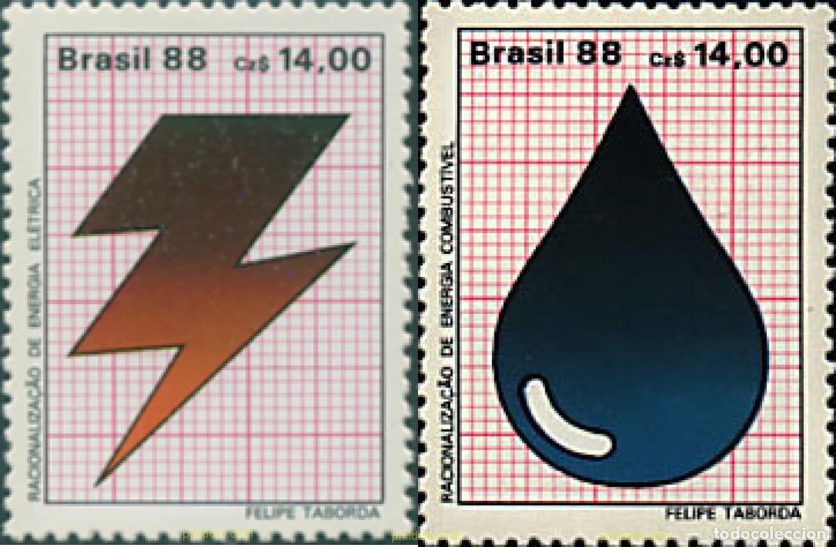 Sellos: 39583 MNH BRASIL 1988 RACIONALIZACION DE LA ENERGIA