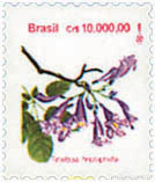 Sellos: 81697 MNH BRASIL 1992 FLORA BRASILE&Ntilde;A