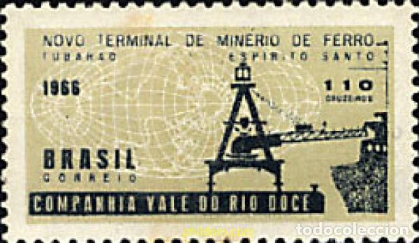 Sellos: 57775 MNH BRASIL 1966 INDUSTRIALIZACION DEL VALLE DEL RIO DOCE