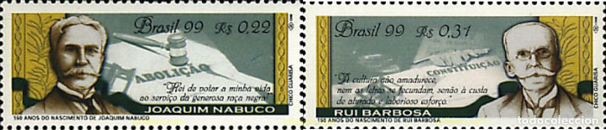 Sellos: 56828 MNH BRASIL 1999 ANIVERSARIO PERSONALIDADES