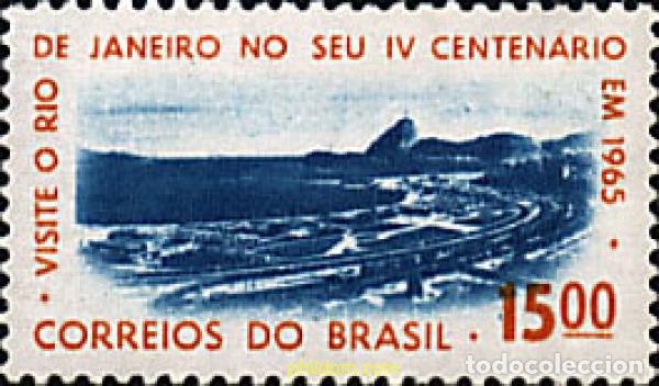 Sellos: 51616 MNH BRASIL 1964 4 CENTENARIO DE RIO DE JANEIRO