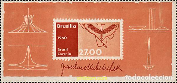 Sellos: 51615 MNH BRASIL 1960 58 ANIVERSARIO DEL PRESIDENTE JUSTELINO KUBITSCHEK DE OLIVEIRA