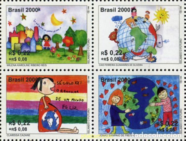 Sellos: 617649 MNH BRASIL 2000 DIBUJOS INFANTILES