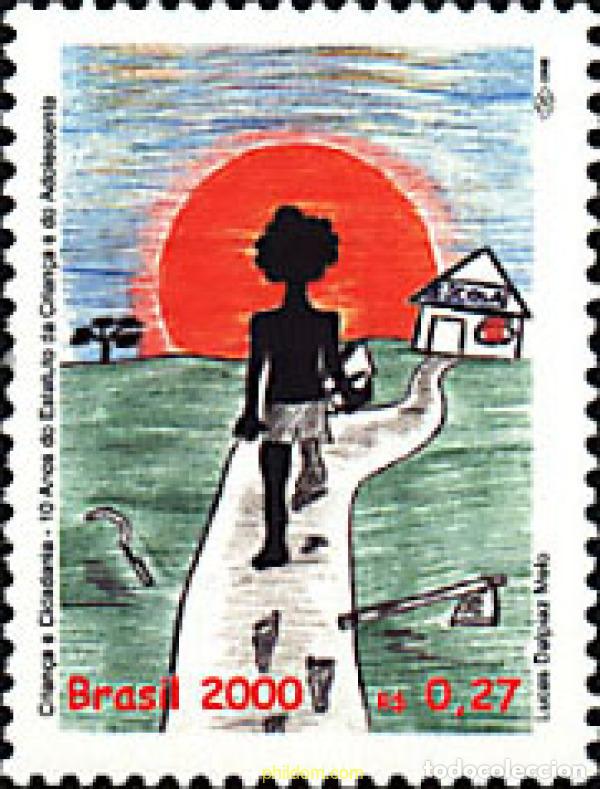 Sellos: 77632 MNH BRASIL 2000 10 ANIVERSARIO DEL ESTATUTO DEL NI&Ntilde;O Y EL ADOLESCENTE