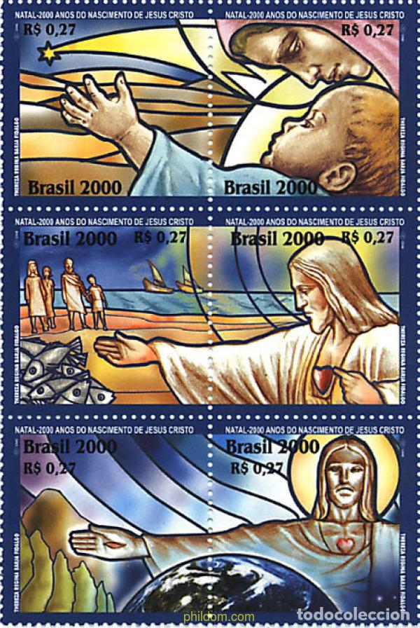 Sellos: 4715 MNH BRASIL 2000 NAVIDAD