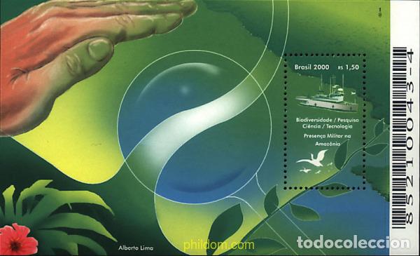 Sellos: 98755 MNH BRASIL 2000 BIODIVERSIDAD. PESCA, CIENCIA Y TECNOLOGIA