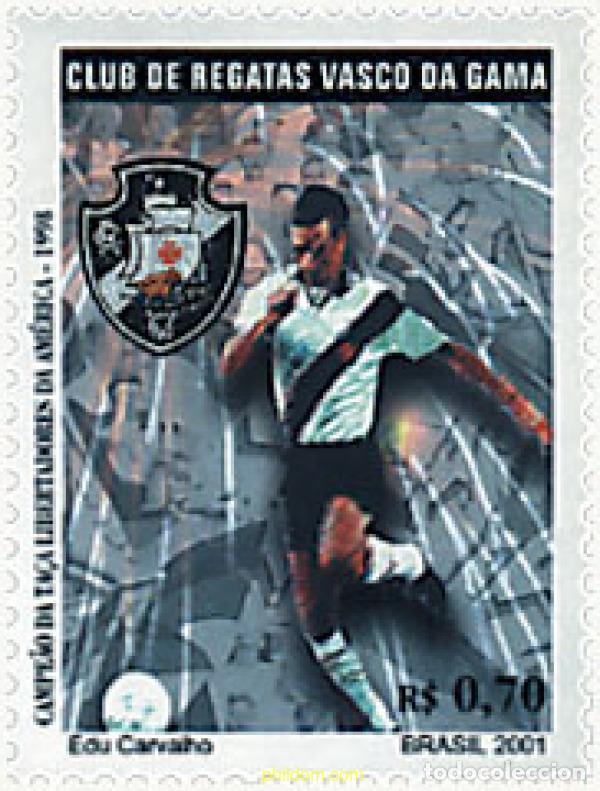 Sellos: 79135 MNH BRASIL 2001 GANADORES DE LA COPA LIBERTADORES