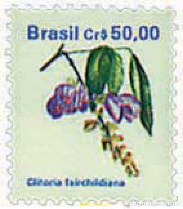 Sellos: 81673 MNH BRASIL 1990 FLORA BRASILE&Ntilde;A