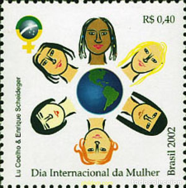 Sellos: 98063 MNH BRASIL 2002 DIA MUNDIAL DE LA MUJER