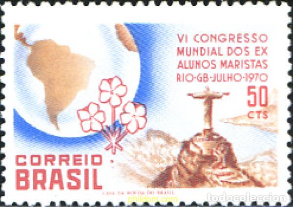 Sellos: 171048 MNH BRASIL 1970 6 CONGRESO MUNDIAL DE EX ALUMNOS MARISTAS