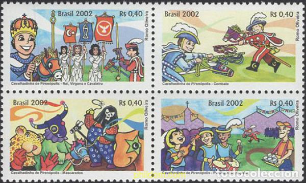 Sellos: 100323 MNH BRASIL 2002 CAVALHADINHA DE PIRENOPOLIS