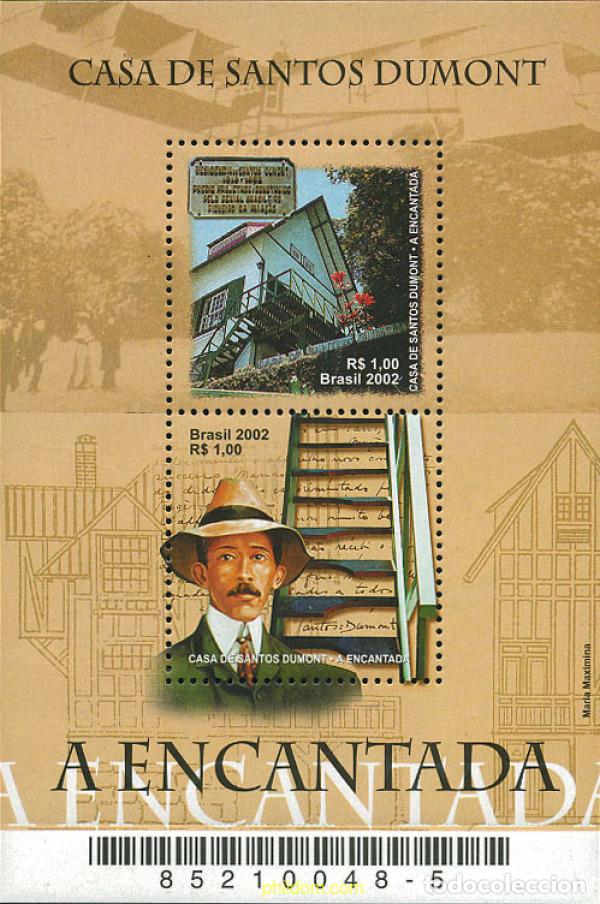 Sellos: 110269 MNH BRASIL 2002 CASA DE SANTOS DUMONT