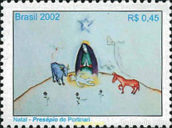 Sellos: 113671 MNH BRASIL 2002 NAVIDAD