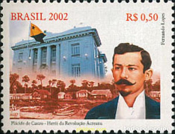 Sellos: 113888 MNH BRASIL 2002 CENTENARIO DE LA REVOLUCION ACREANA