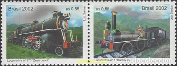 Sellos: 663809 MNH BRASIL 2002 TRENES