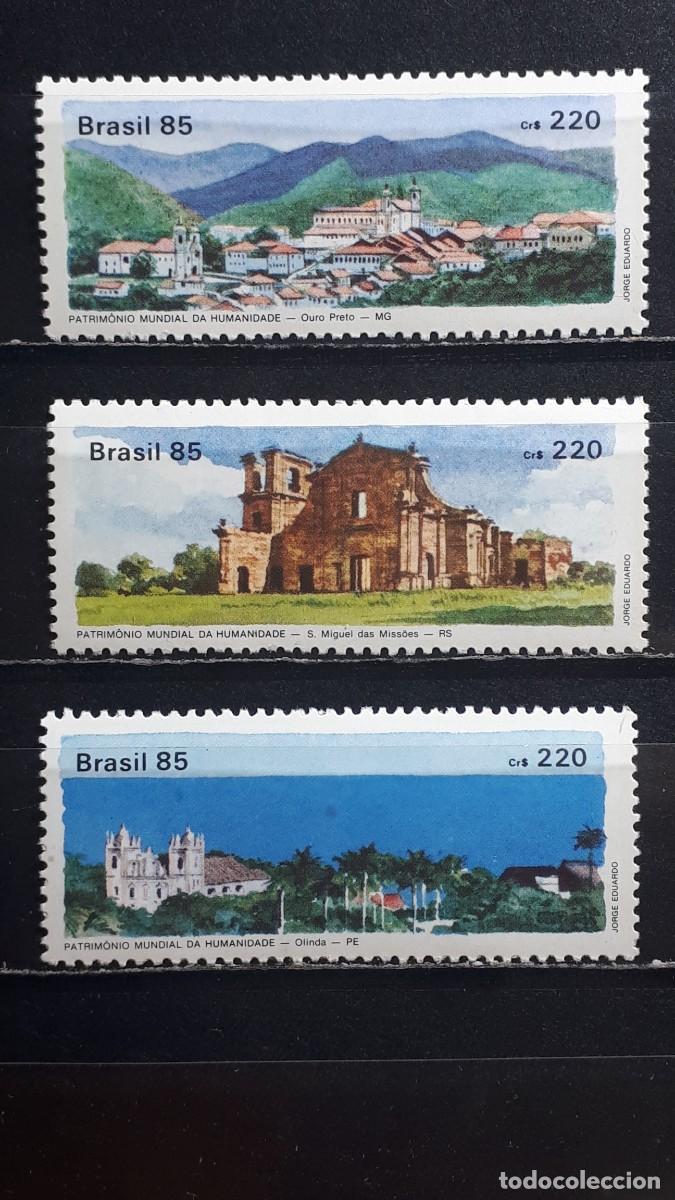 Sellos: BRASIL. A&Ntilde;O 1985. **. YVERT 1723/5 - Foto 1