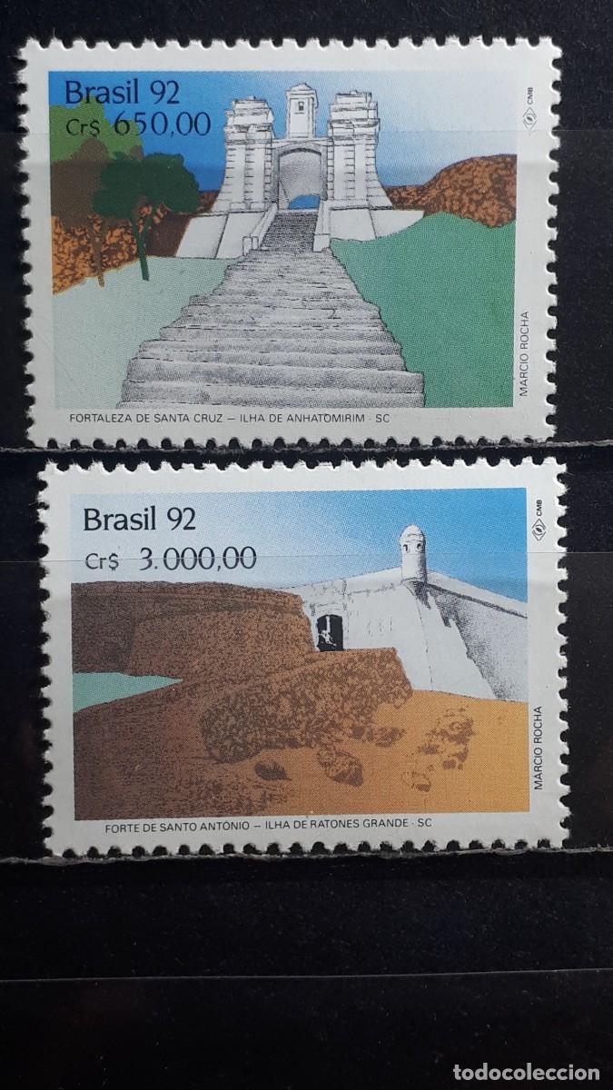 Sellos: BRASIL. A&Ntilde;O 1992. **. YVERT 2088/9. - Foto 1