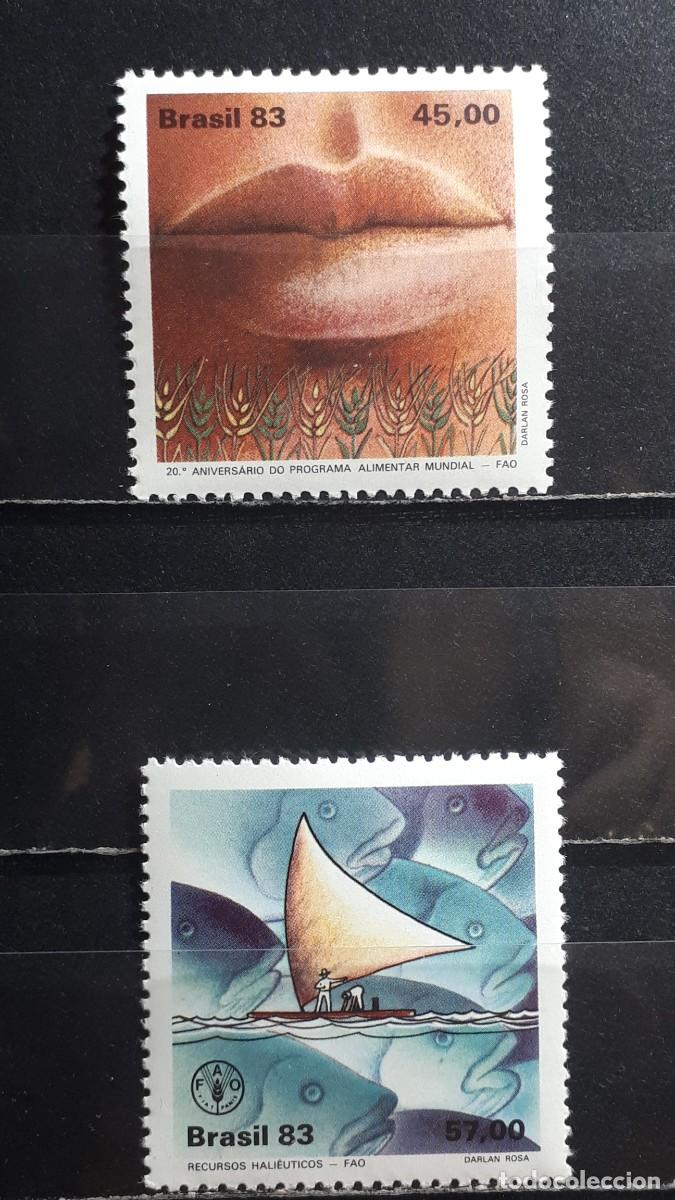 Sellos: BRASIL. A&Ntilde;O 1983. **. YVERT 1626/7. - Foto 1
