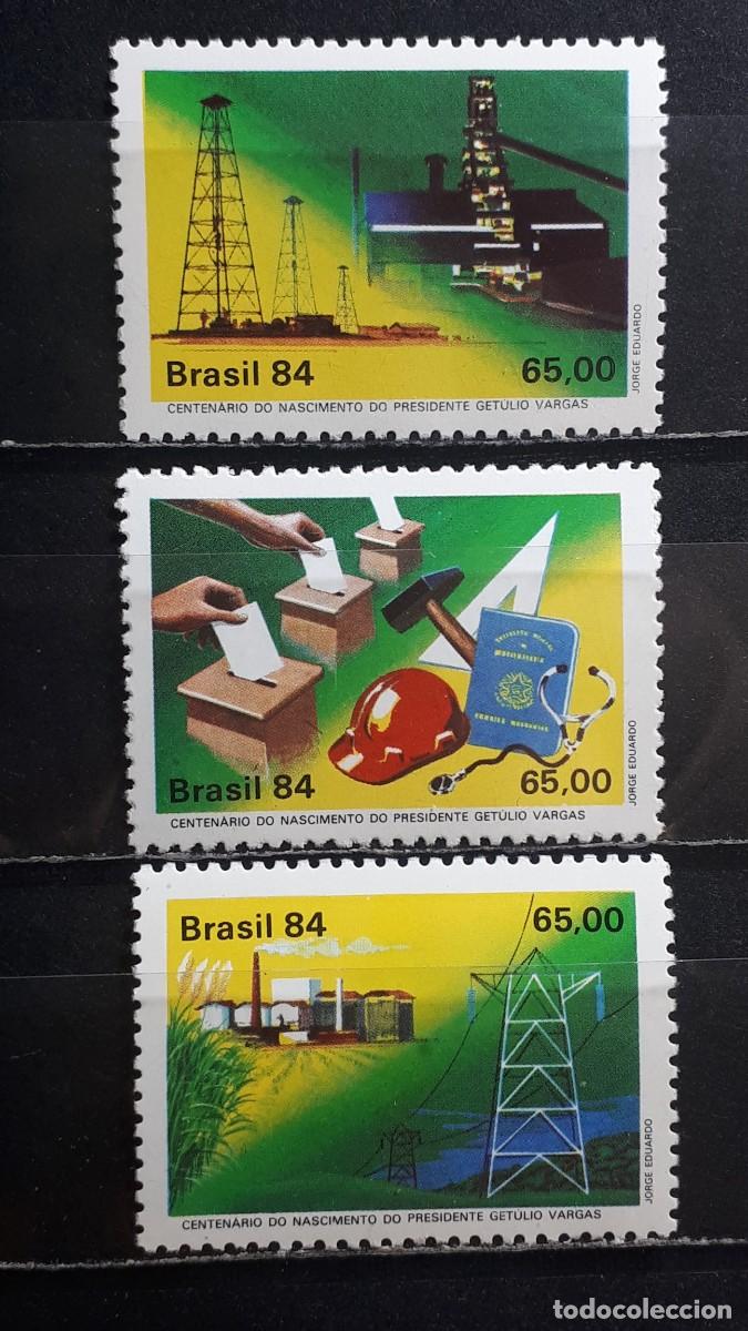 Sellos: BRASIL. A&Ntilde;O 1984. **. YVERT 1656/8