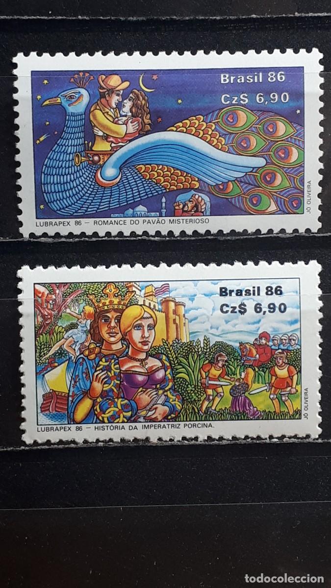 Sellos: BRASIL. A&Ntilde;O 1986. **. YVERT 1815/6 - Foto 1