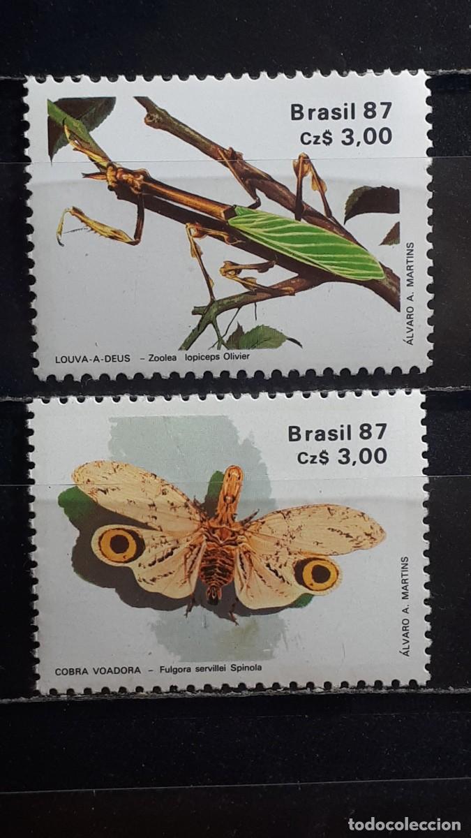 Sellos: BRASIL. A&Ntilde;O 1987. **. YVERT 1840/1 - Foto 1