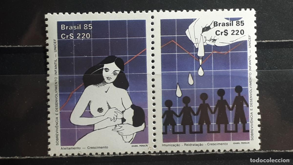 Sellos: BRASIL. A&Ntilde;O 1985. **. YVERT 1738/9 - Foto 1