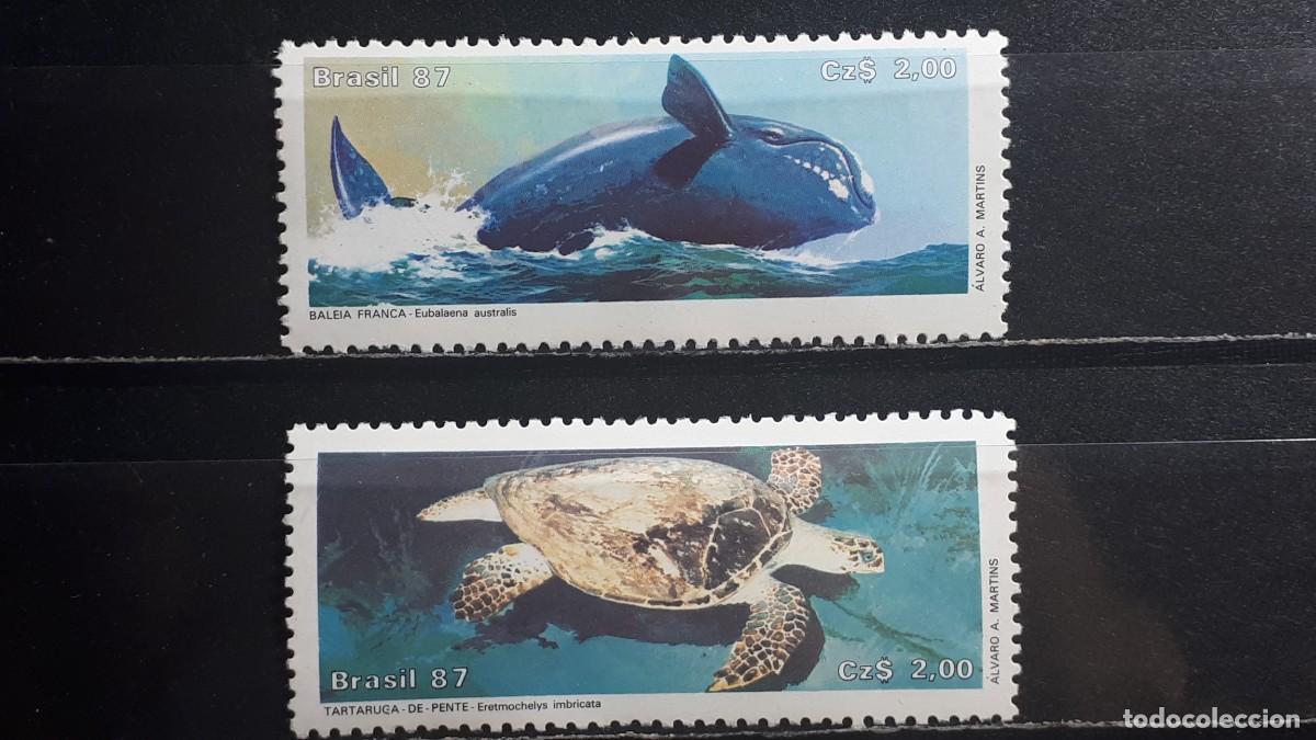 Sellos: BRASIL. A&Ntilde;O 1987. **. YVERT 1835/6