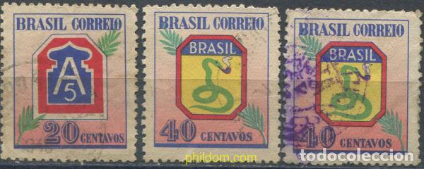 Sellos: 676029 USED BRASIL 1945 REGRESO DE ITALIA DE LAS TROPAS BRASILE&Ntilde;AS