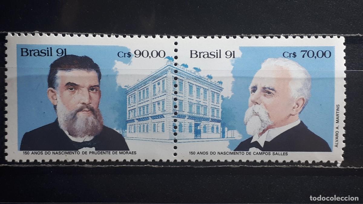 Sellos: BRASIL. A&Ntilde;O 1991. **. YVERT 2046A