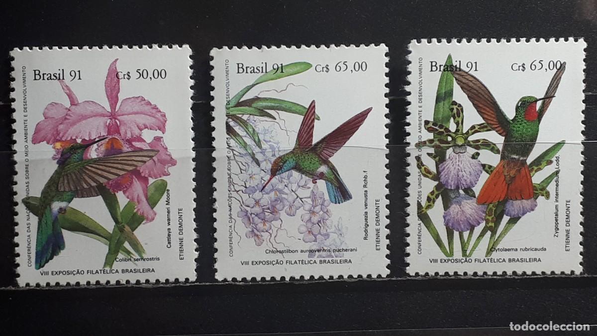 Sellos: BRASIL. A&Ntilde;O 1991. **. YVERT 2040/2