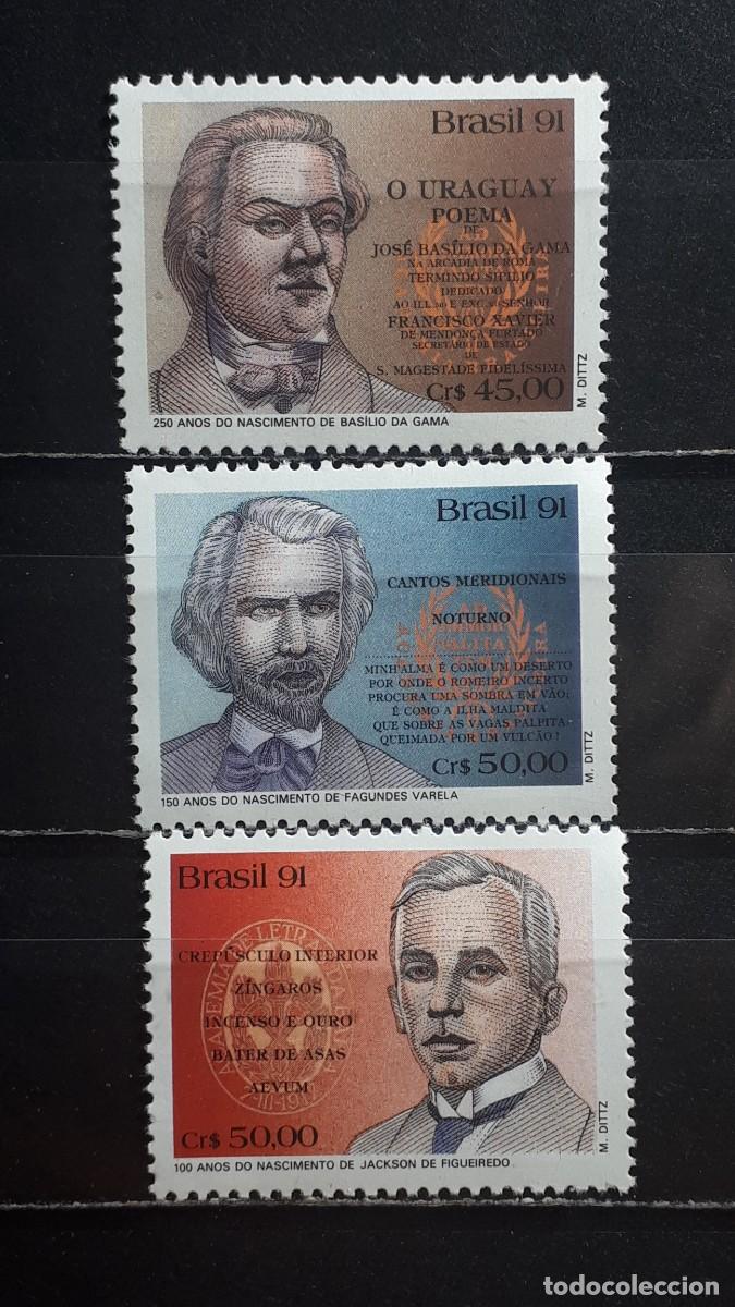 Sellos: BRASIL. A&Ntilde;O 1991. **. YVERT 2031/3 - Foto 1