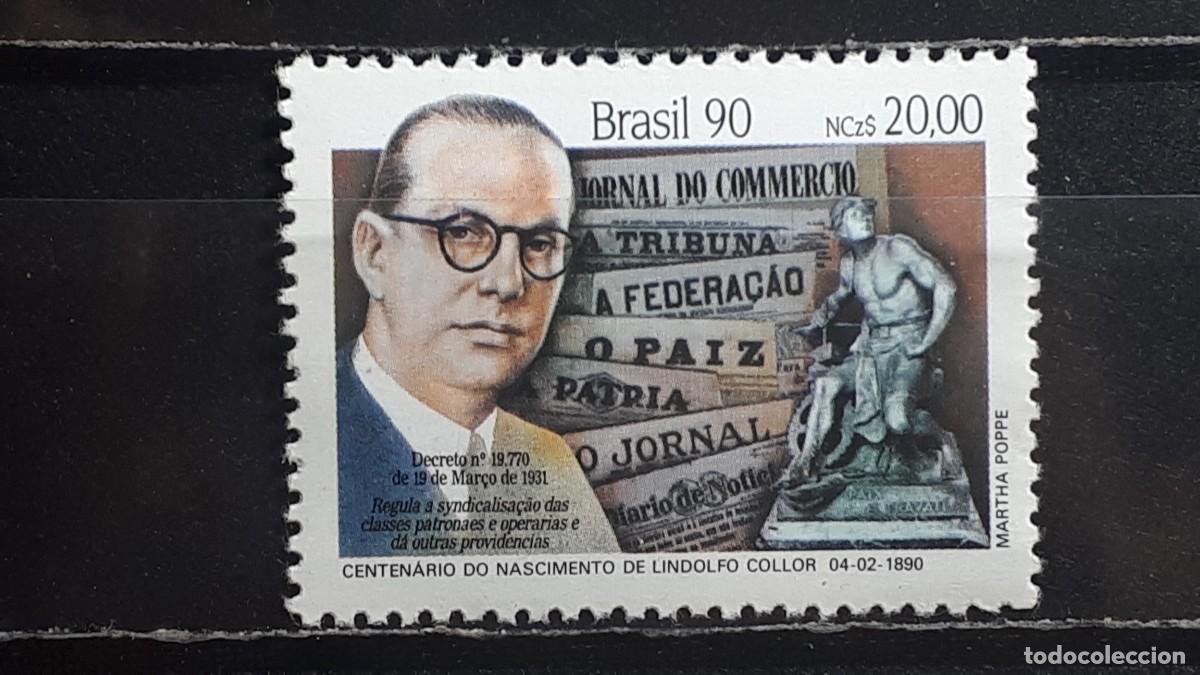Sellos: BRASIL. A&Ntilde;O 1990. **. YVERT 1955 - Foto 1
