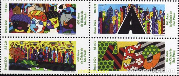 Sellos: 149305 MNH BRASIL 2004 450 ANIVERSARIO DE LA CIUDAD DE SAO PAULO