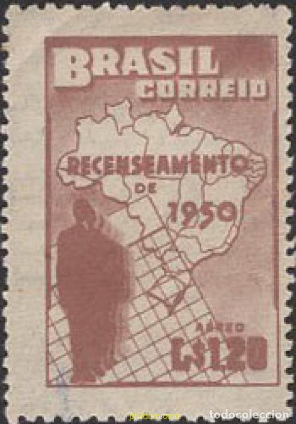 Sellos: 791901 MNH BRASIL 1950 CENSO DE 1950