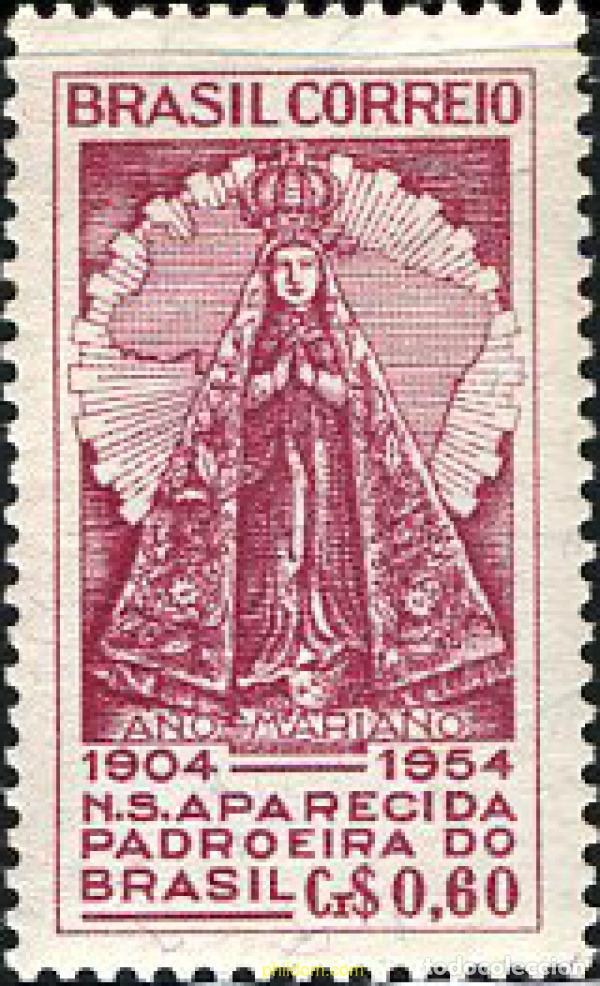 Sellos: 168641 MNH BRASIL 1954 CONMMEMORACION DEL A&Ntilde;O DE MARIA
